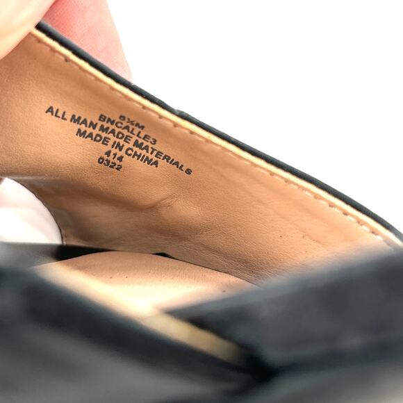 Bandolino Calle3 Chain Link Mules 6.5 Black NWOT Heels Pumps Capsule 90s Slip On - Picture 7 of 7